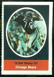 1972 Sunoco Stamps      087      Bill Staley